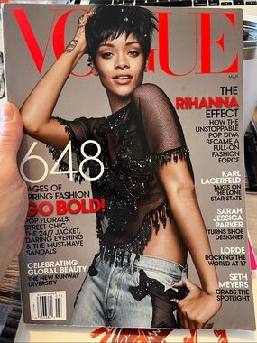 Vogue March 2014 featuring Rihanna Cover